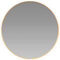 Flash Furniture Julianne Large Round Wall Mirror - Gold Circle Accent Mirror - 20" Vanity Mirror - For Bathroom, Vanity, Entryway, Dining Room, & Living Room