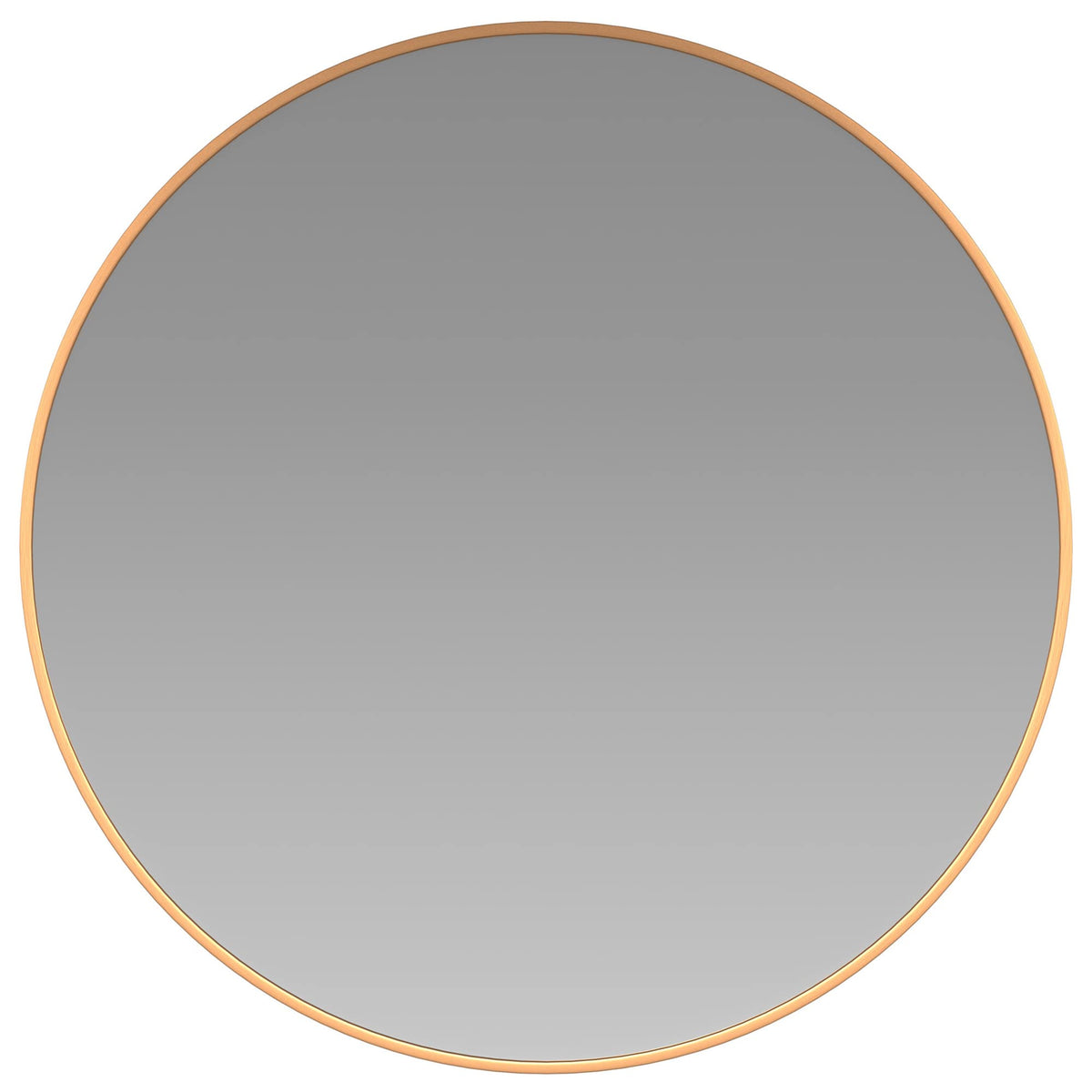 Flash Furniture Julianne Large Round Wall Mirror - Gold Circle Accent Mirror - 20&quot; Vanity Mirror - For Bathroom, Vanity, Entryway, Dining Room, & Living Room