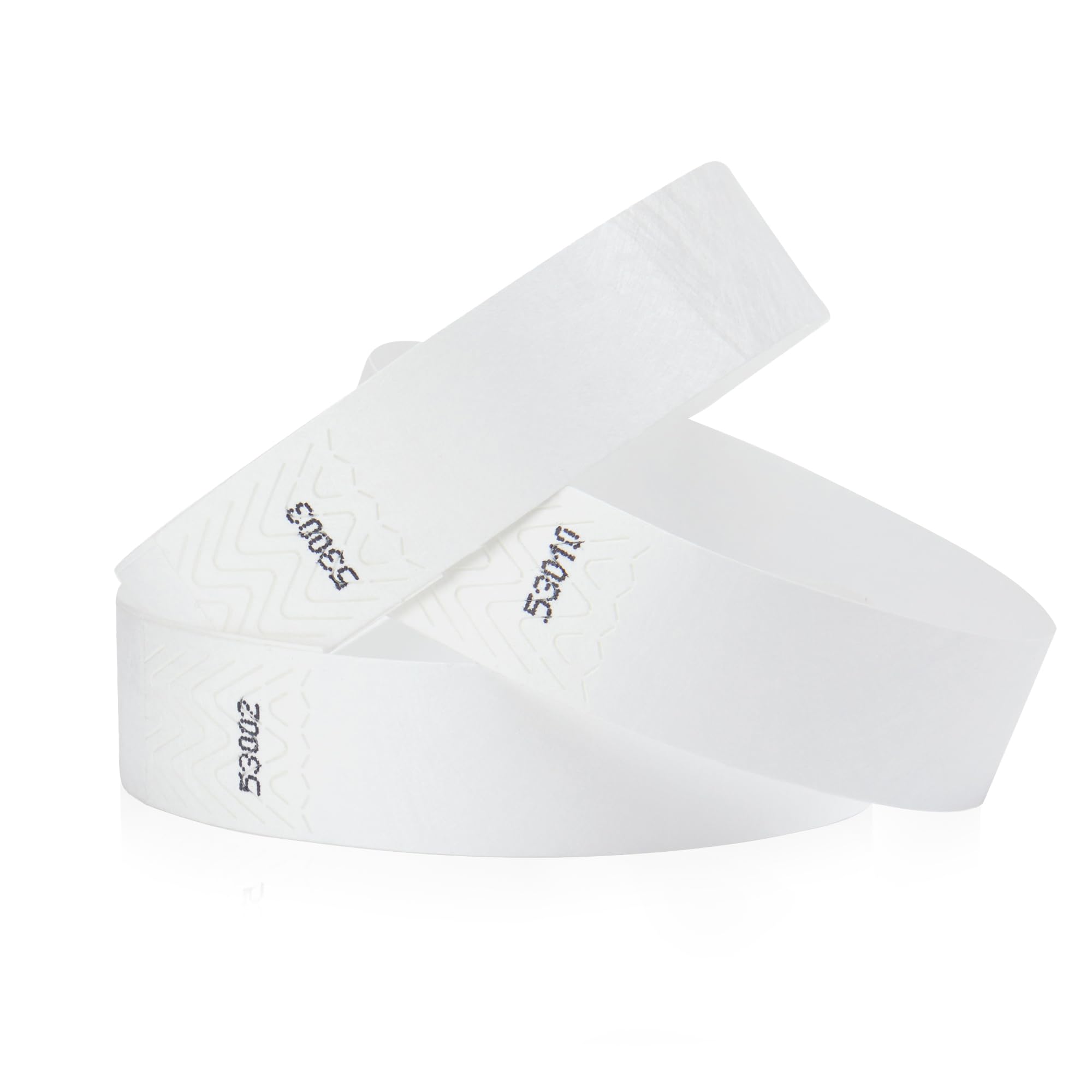 Wristco White Tyvek Wristbands For Events - 200 Count - Security Cuts & Tamper-Proof Design To Prevent Reuse - Premium-Grade Bra