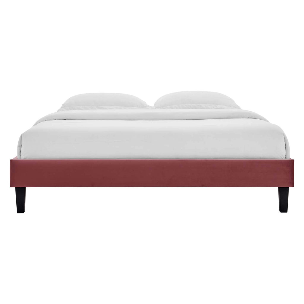 Modway Reign Platform, Twin, Dusty Rose