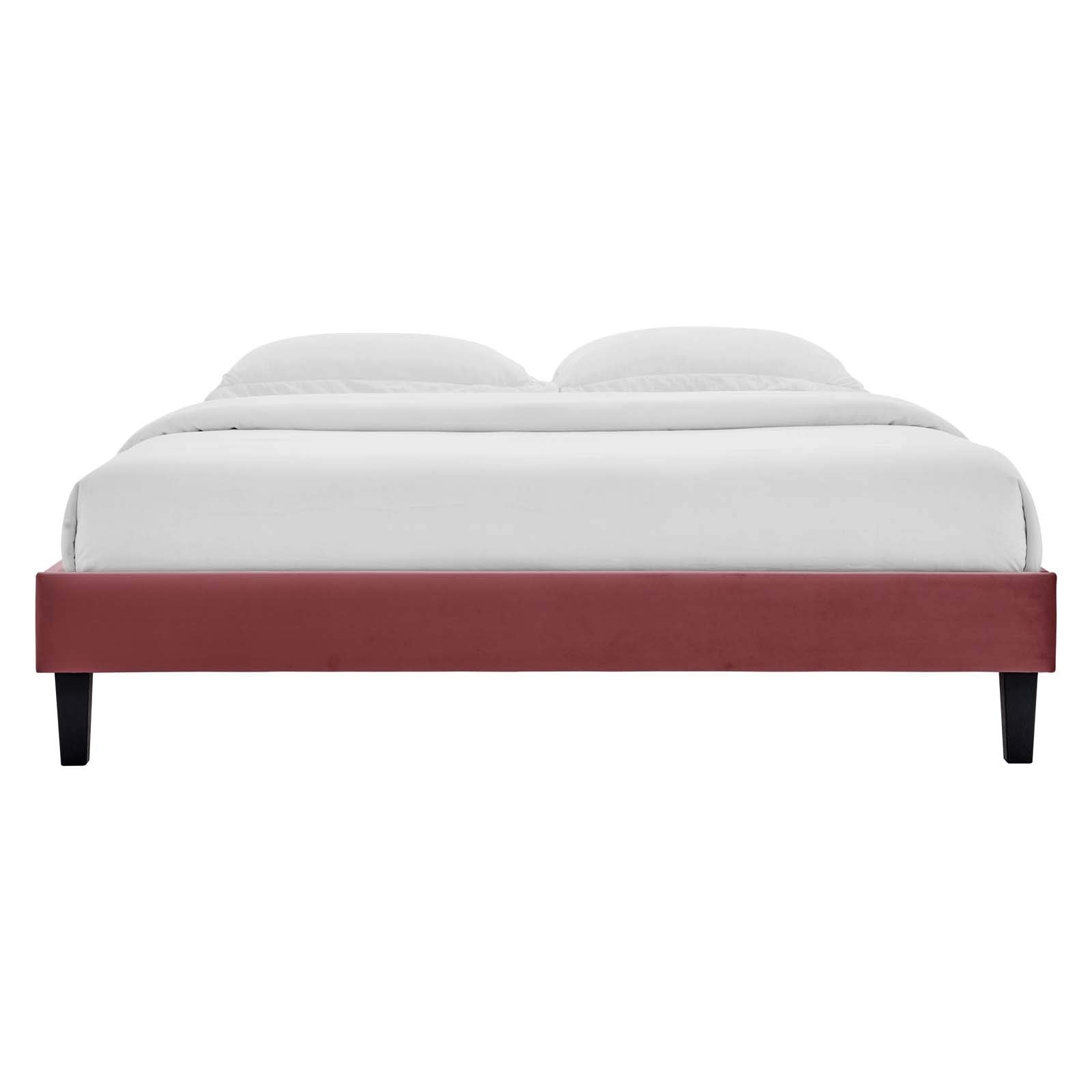 Modway Reign Platform, Twin, Dusty Rose