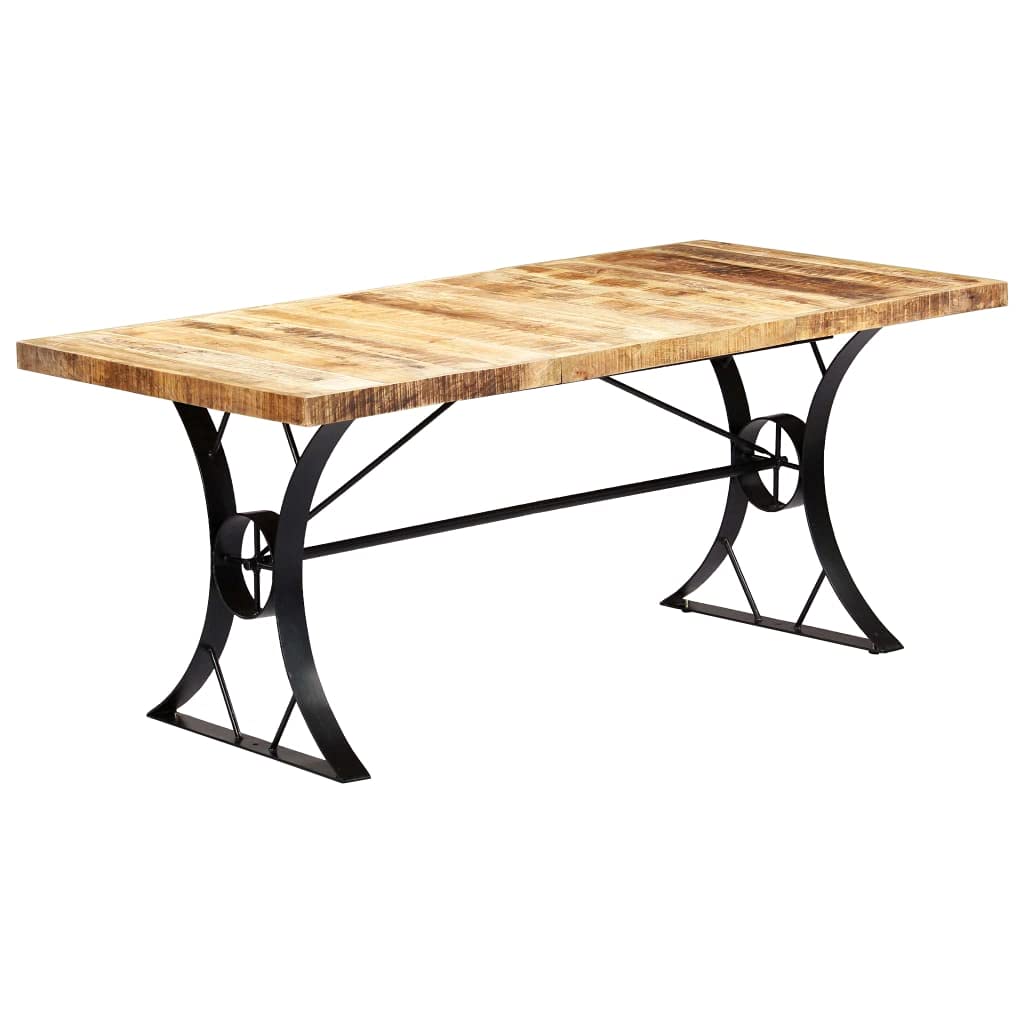 vidaXL Dining Table 70.9&quot;x35.4&quot;x29.9&quot; Solid Mango Wood