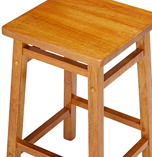Winsome 33153 Carter Bar Stool, Teak, 24'