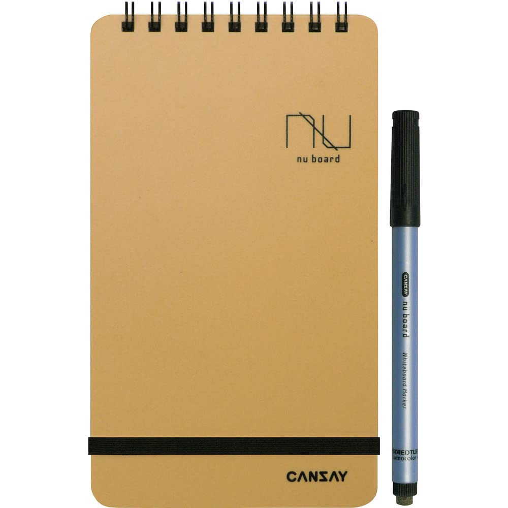 Nu Board Pocket Size (4.5 X 7.2 Inch) International Edition Ngshfm0Y08 Whiteboard Notebook - Dry Erase Notebook - Mini Size Dry