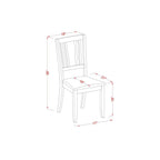 East West Furniture Amdu3-Bch-Lc 3 Piece Dinette Set For Small Spaces Contains A Round Kitchen Table With Pedestal And 2 Faux Leather Dining Room Chairs, 36X36 Inch, Black & Cherry