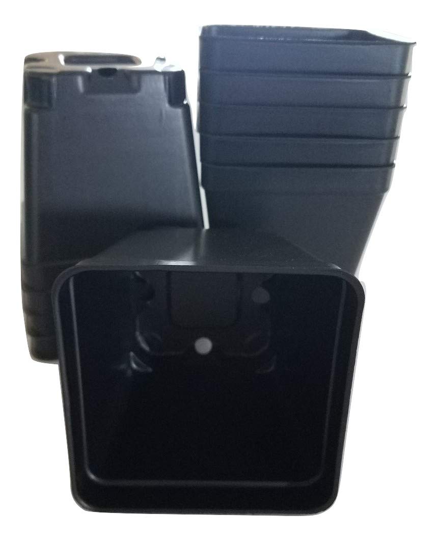 3.5' Square Plastic Nursery Press Fit Pots By Landmark Plastics (100)