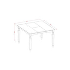 East West Furniture CHEL9-MAH-W 9 Piece Counter Height Dining Table Set Includes a Square Kitchen Table with Butterfly Leaf and 8 Dining Chairs, 54x54 Inch, Mahogany