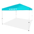 ROXY 10x10 Pop Up Canopy - UPF 50+ Outdoor Beach Tent with One-Push Setup - Portable Shade Shelter for Beach, Tailgate, Festival