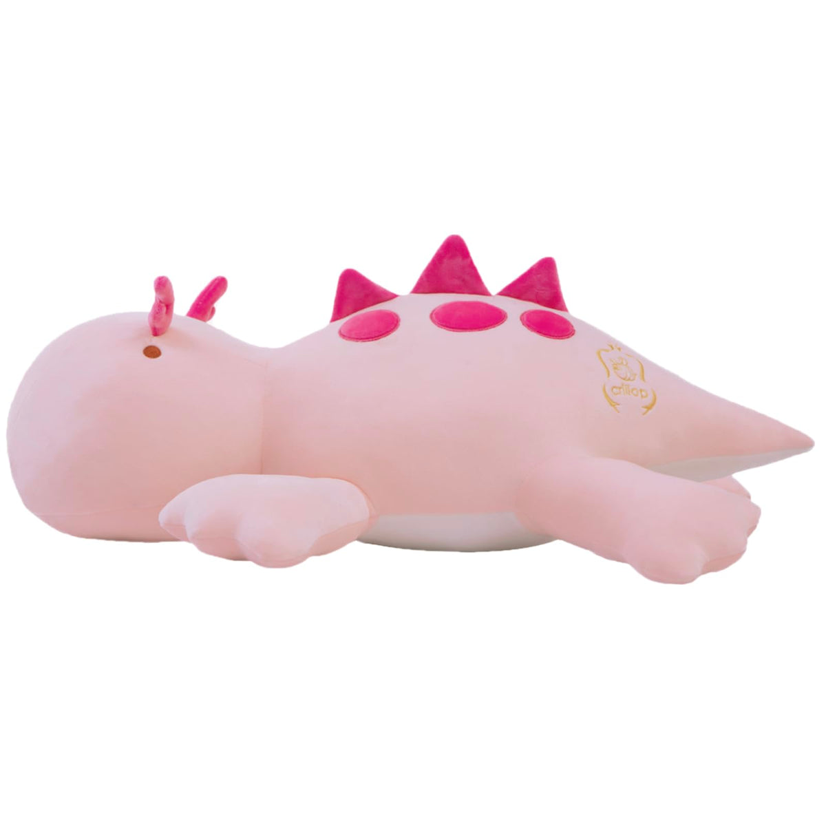 4Lb Cute Weighted Stuffed Animals Plush - 24 Inch Soft Weighted Dinosaur Plush Toy Pillow For Adults And Children (Pink Dinosaur