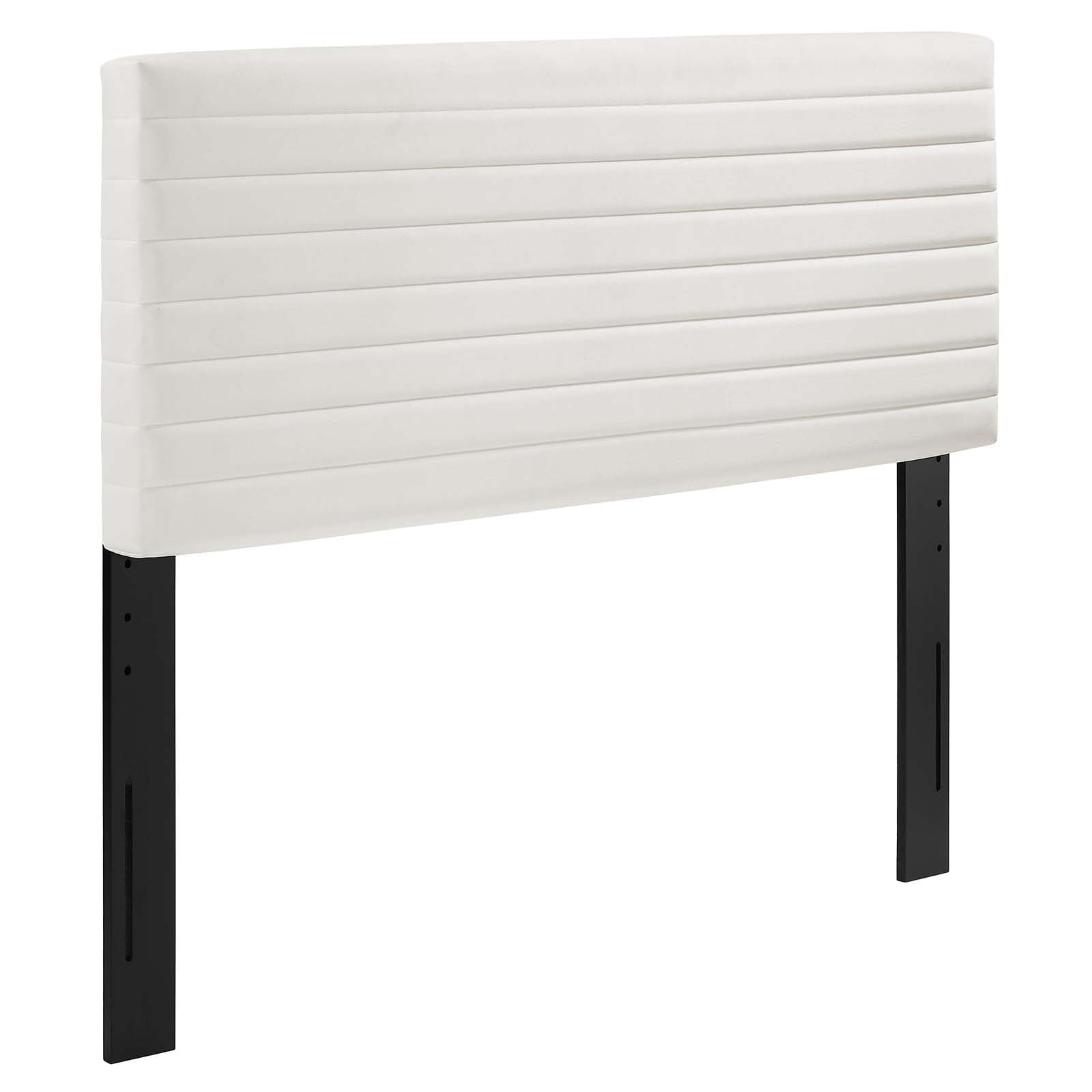 Modway Tranquil Upholstered Wood King/California King Headboard In White