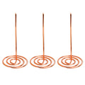 Nuobesty 3 Pcs Desk Receipt Holder Invoice Bill Fork Receipt Spike Stick Restaurant Check Spindle Straight Rod Paper Memo Holder