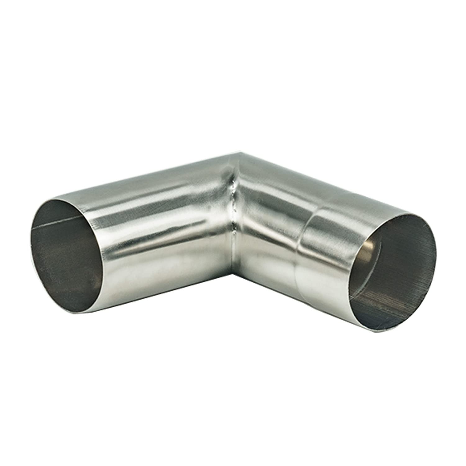 Stove Pipe 2.36 Inch 90 Degree Stainless Steel Chimney For Camping Tent Stove Smoke Exhaust