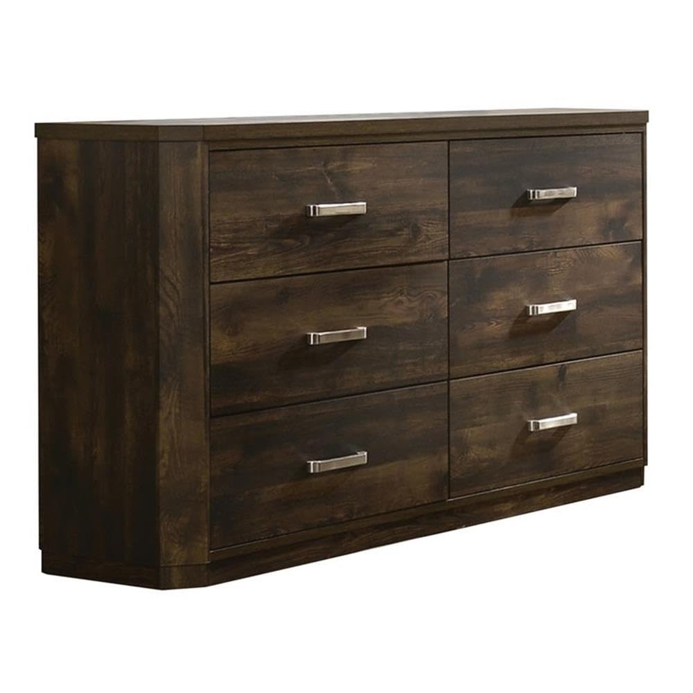 Acme Elettra Dresser In Antique Walnut