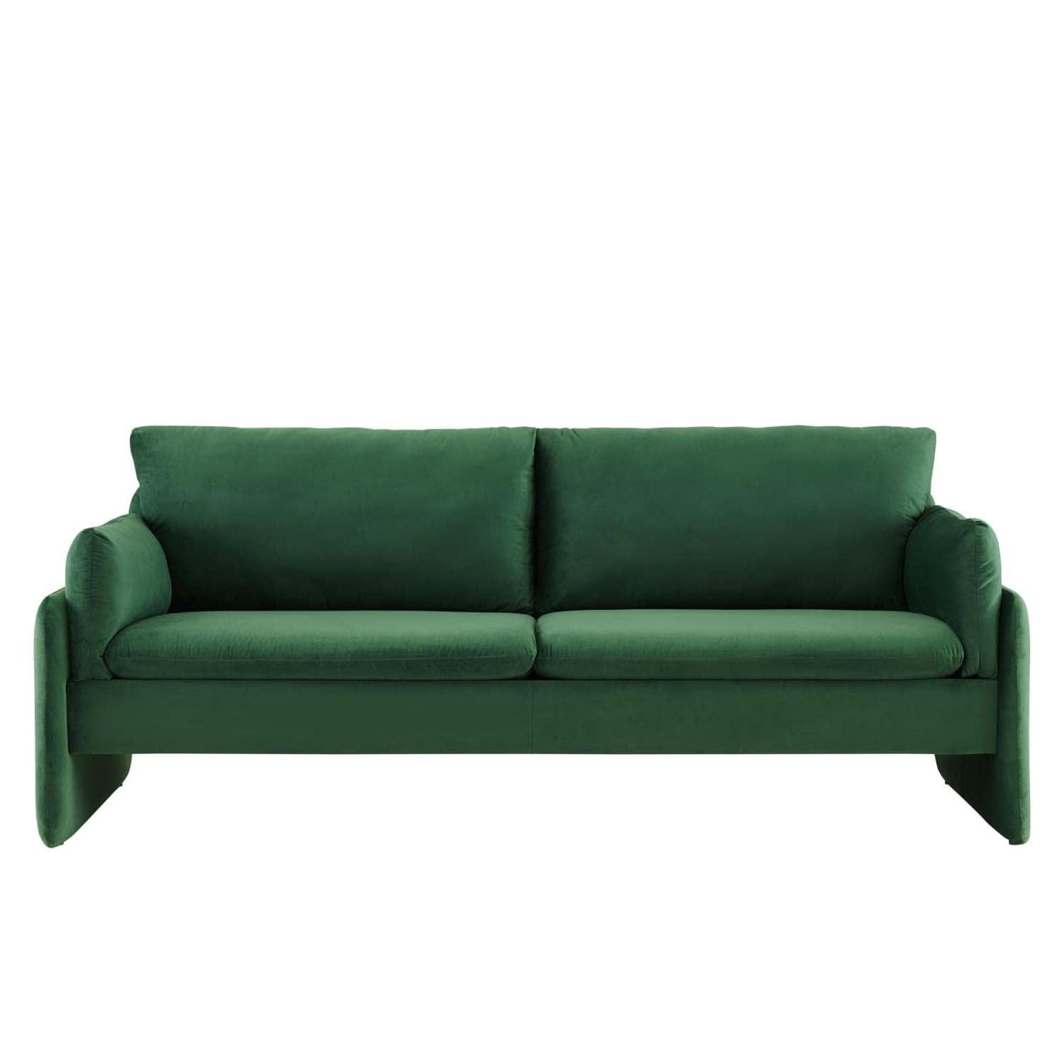 Modway Indicate Performance Velvet, Sofa, Emerald