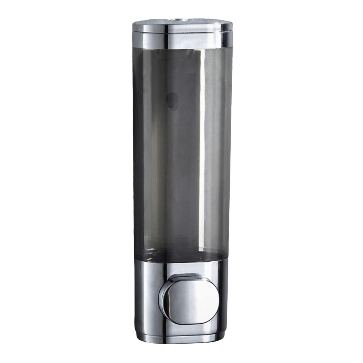 Enakshi (Label) Creations Manual Hand Soap Dispenser Shampoo and Conditioner Dispenser Wall Mount Single Silver