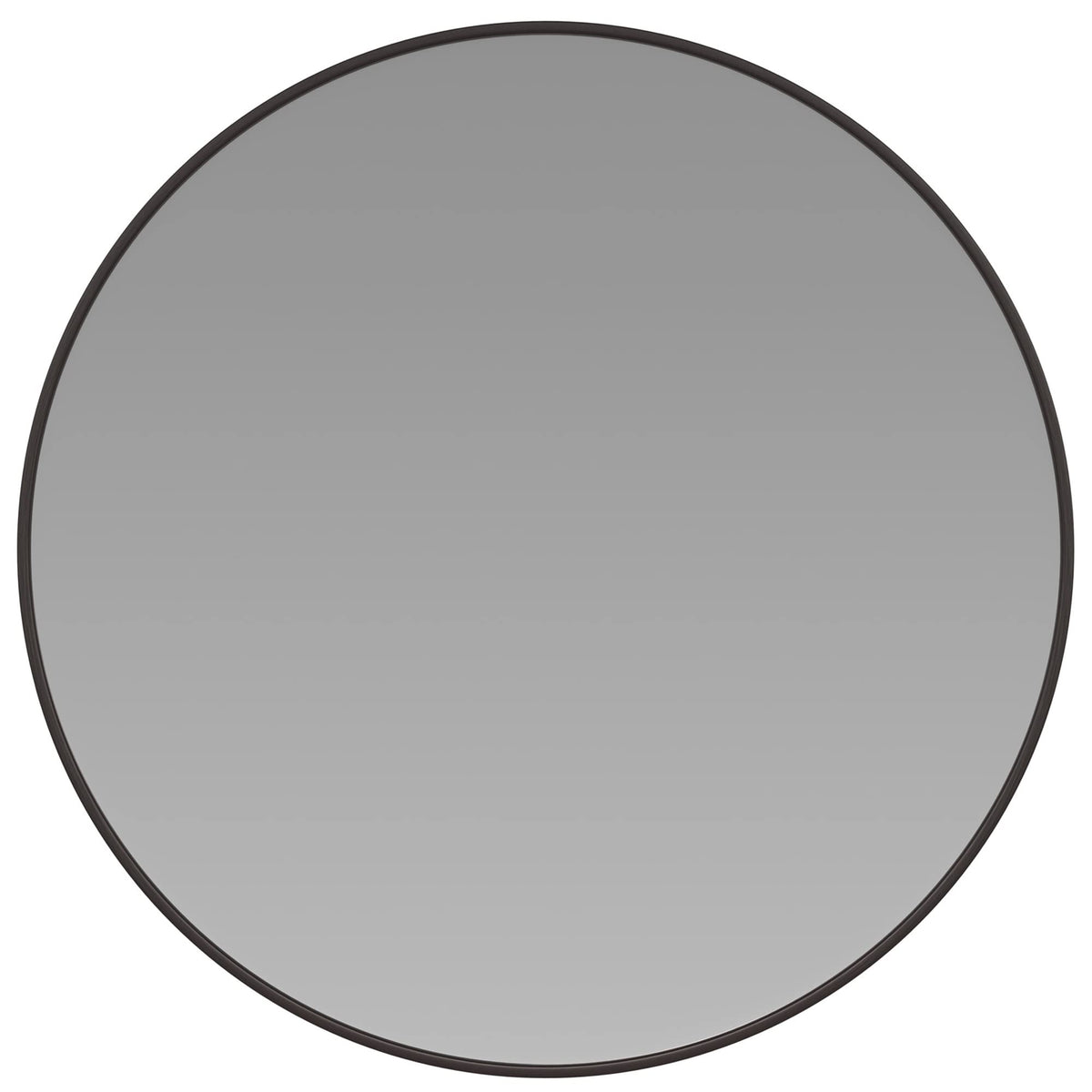 Flash Furniture Large Round Wall Mirror - Black Circle Accent Mirror - 20&quot; Vanity Mirror - For Bathroom, Vanity, Entryway, Dining Room, & Living Room