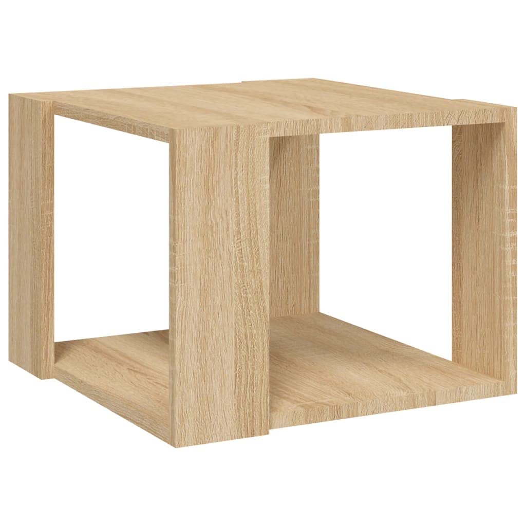 vidaXL Coffee Table Sonoma Oak 40x40x43cm Plywood