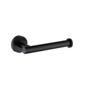 TASTOS Matte Black Toilet Paper Holder SUS304 Stainless Steel, Modern Round Tissue Roll Holders Wall Mount, Toilet Paper Roll Di