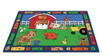 Carpets For Kids 5200 Alphabet Farm 5.83 Ft. X 8.33 Ft. Rectangle Carpet