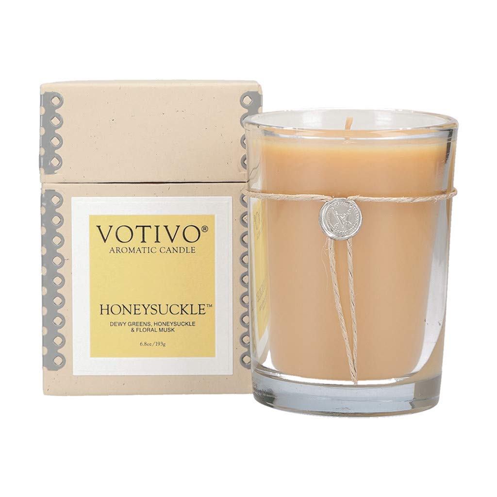 VOTIVO 6.8oz Aromatic Candle-Honeysuckle