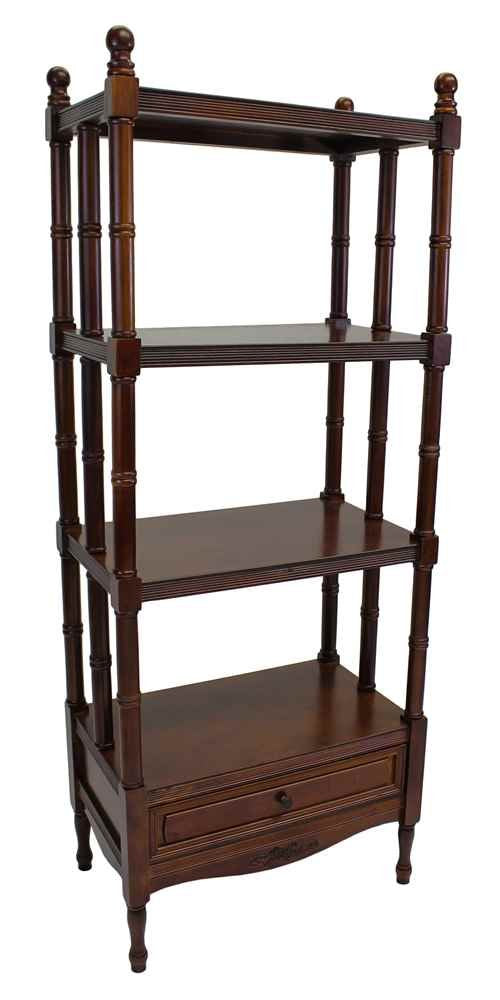 International Caravan Furniture Piece Windsor 4-Tier Bookshelf