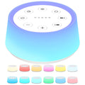 ColorsNoise Sound Machine and White Noise Machine with 30 Soothing Sounds with 12 Colors Baby Night Light with Memory Function (