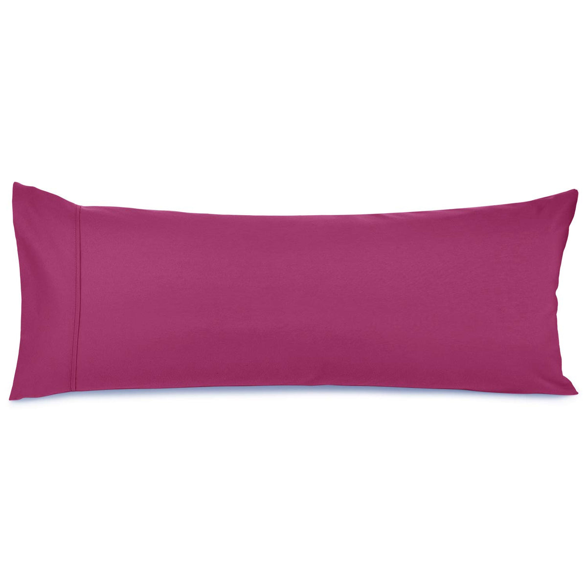 Nestl Body Pillow Cover - Soft Body Pillow Pillowcase - Lightweight Magenta Pillowcase - Microfiber Body Pillow Case Cover - 20X