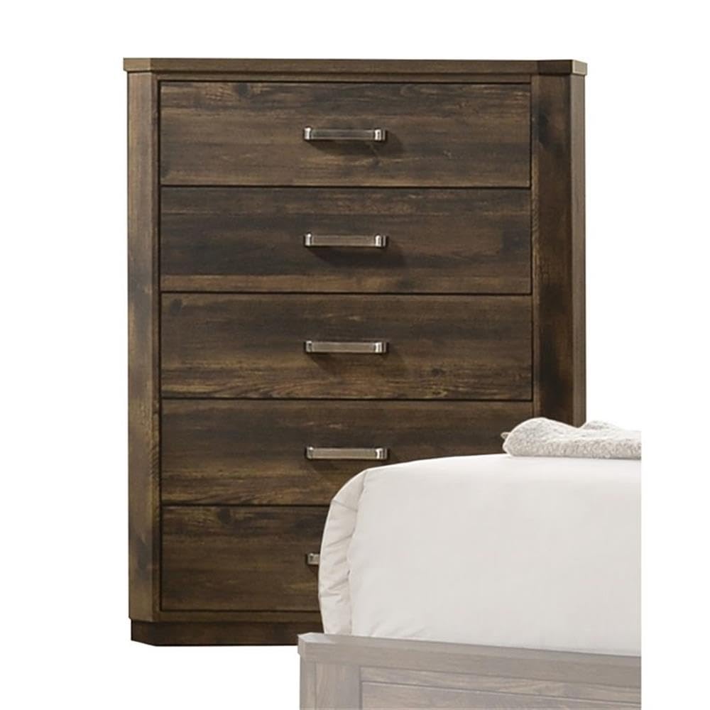 Elettra Wood Chest w/5 Drawers