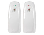 Automatic Air Freshener Spray Dispenser (2-Pack) Wall Mounted or Free Standing, Commercial and Home Use, Multiple Time Scent/Mis