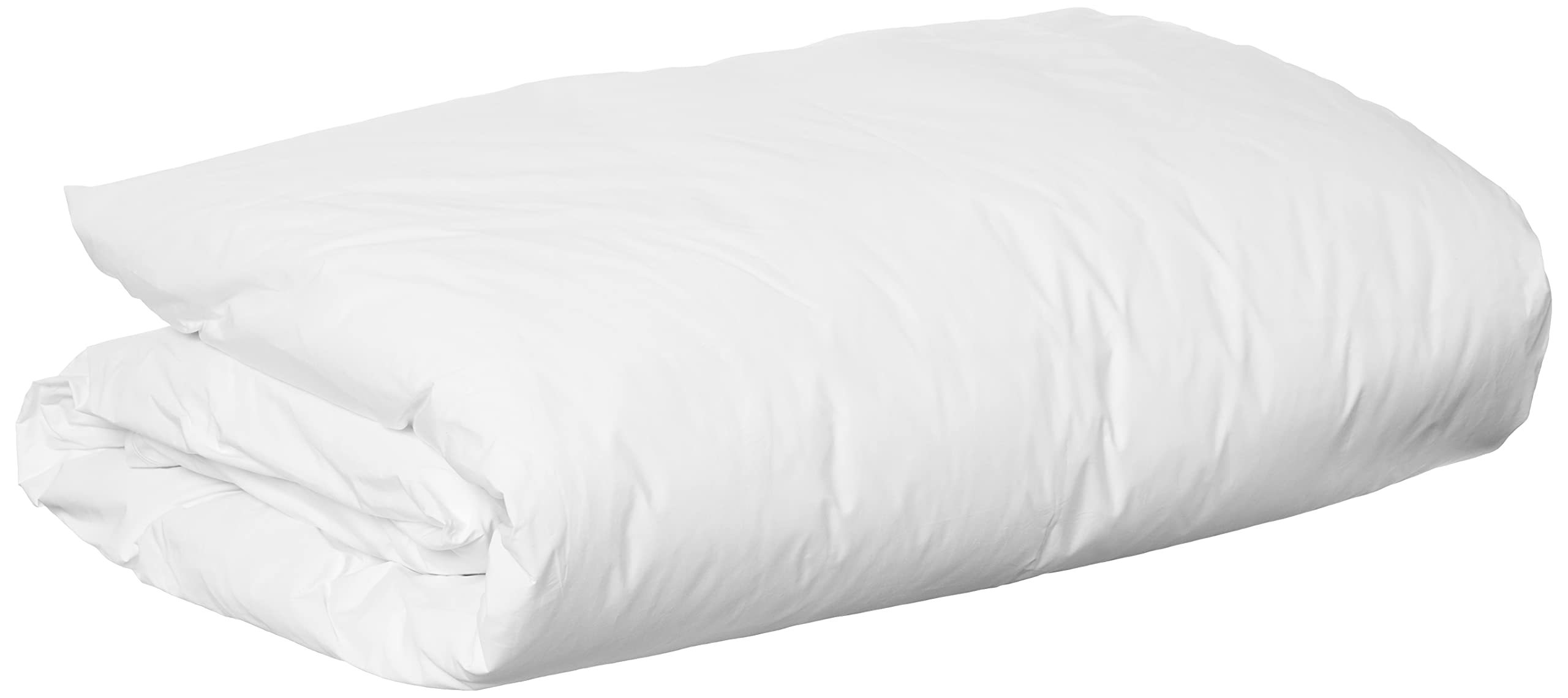 National Allergy Premium 100% Cotton Duvet Comforter Protector - Twin Size - 66'' x 86'' - White - Breathable 300 Thread Count H