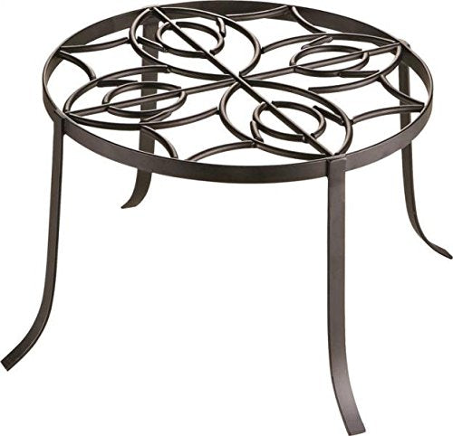 Rocky Mountain Goods Planter Stand 12    - Extra Strength Wrought Iron - Outdoor / Inside Use - Can Hold 200 Pounds - Rust Proof