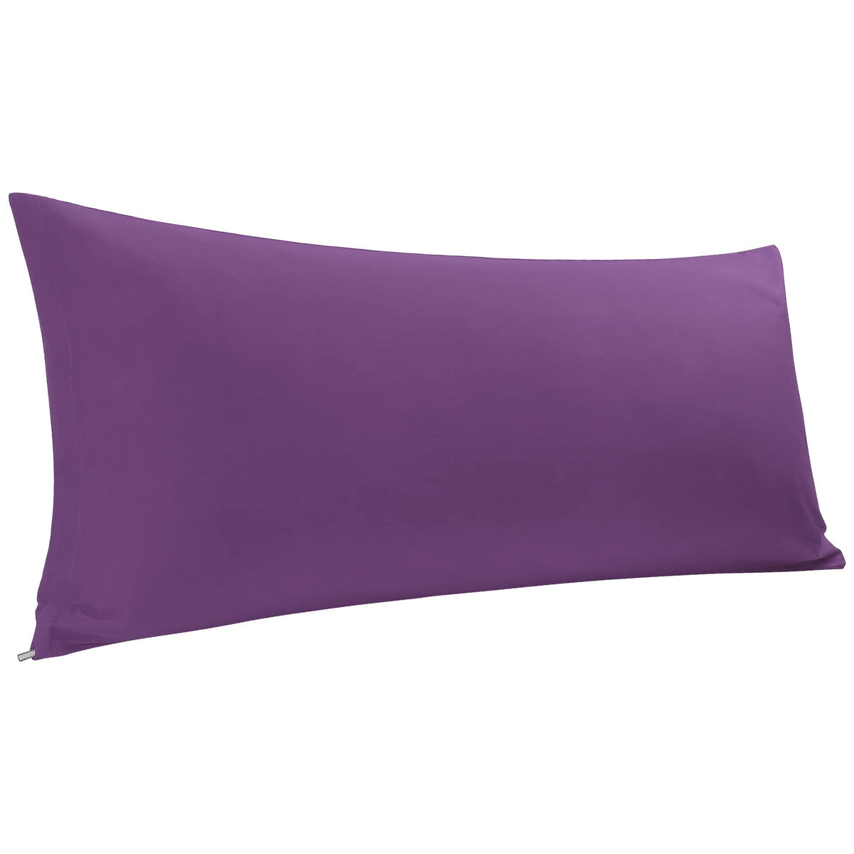 Piccocasa 100% Egyptian Cotton Pillowcase Body Pillow Cover, 300 Thread Count Soft And Breathable, No Wrinkle, No-Fade, With Zip