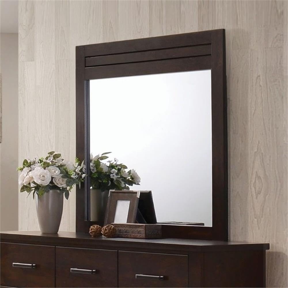 Acme Panang Mirror in Mahogany