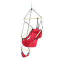 Oncloud Upgraded Unique Hammock Hanging Sky Chair, Air Deluxe Swing Seat With Rope Through The Bars Safer Relax With Fuller Pill