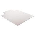 Deflecto Beveled Clear 45X53 W/Lip Medium Pile Carpet Supermat Frequent Use Chair Mat