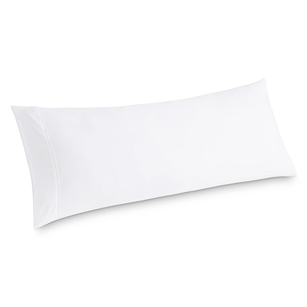 Bedsure Body Pillow Case Cover - White Polyester Microfiber Long Pillow Cases, Ultra Soft And Cozy Body Pillowcase With Envelope Closure, 1 Pack, 20X54 Inches