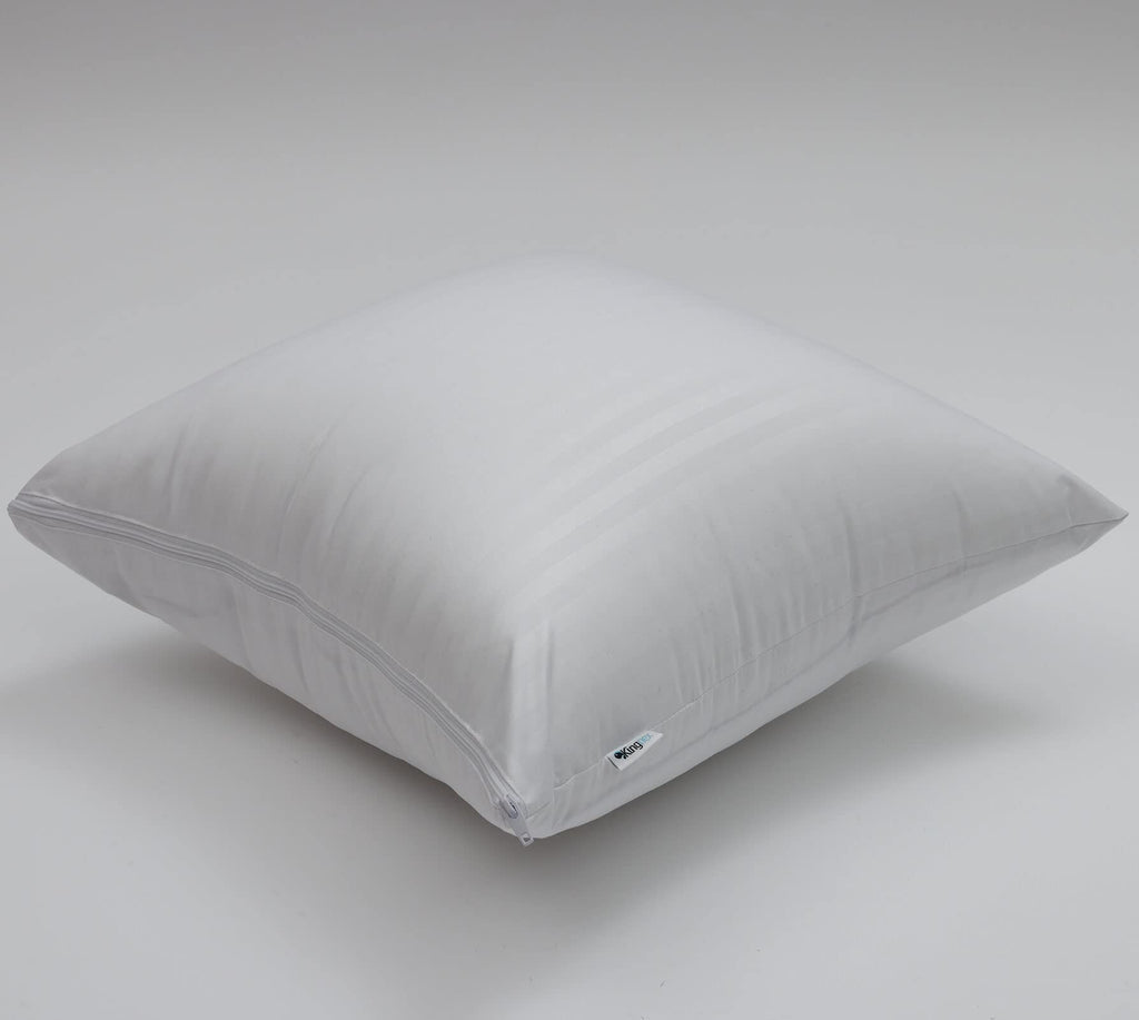 Feather Proof Pillow Protectors 18X18 Waterproof Cover For Goose Down Square Throw Pillows 2 Pack