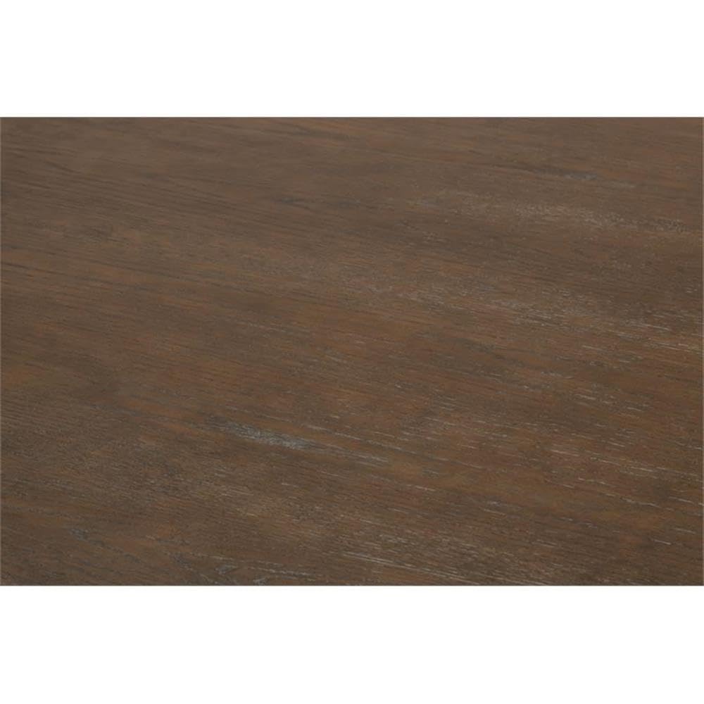 Best Quality Walnut Wood 7pc Dining Set with Extendable Table and Gray Linen Chairs