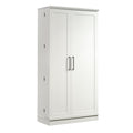 Sauder HomePlus Kitchen Storage Pantry Cabinet with Swing Door Storage and Adjustable Shelves, in Soft White finish