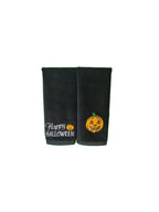 2 Pack Happy Halloween Hand Towels, 100% Soft Cotton, Basket Stuffers, (12X20 Inches) Decor Hand Towels Gift Packed, Decorative 