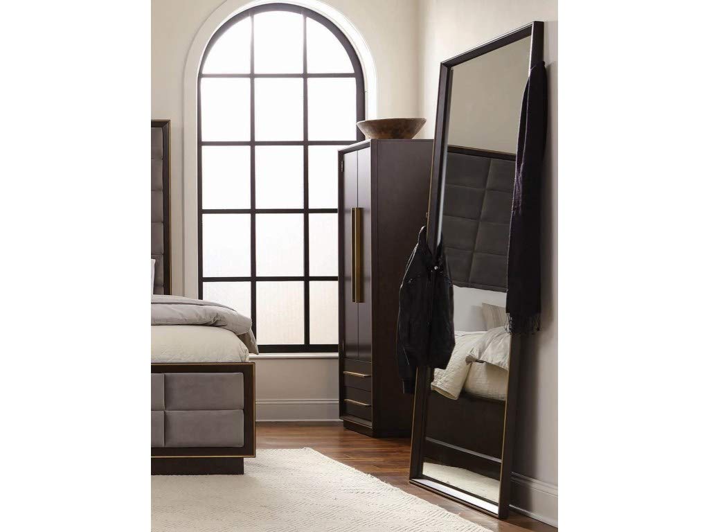 Coaster 215720 Ingerson Floor Mirror, Smoked Peppercorn