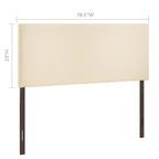 CasaFoyer  Region Linen Fabric Upholstered King Headboard | Luxurious & Serene Upgrade for Your Bed