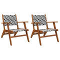 SKM Patio Chairs 2 pcs Solid Acacia Wood-6250