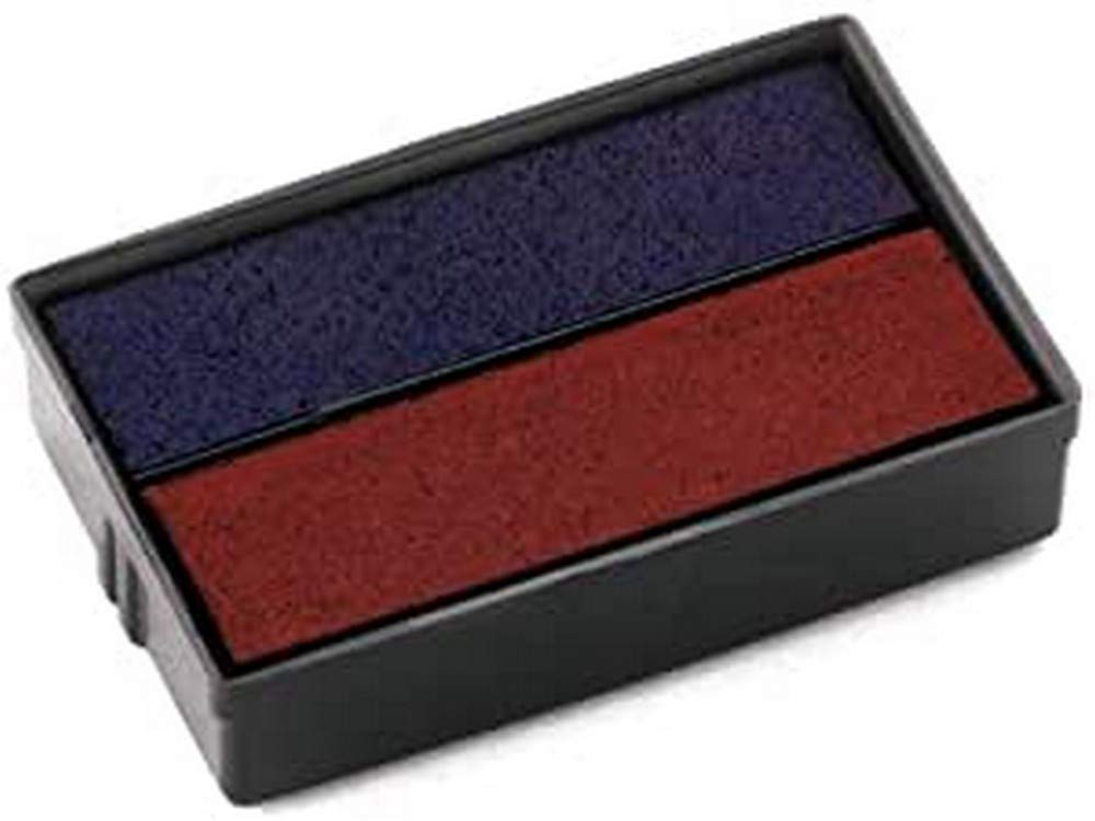 Colop E/10/2 Stamp Pads For S160/L Blue/Red Ref E/10/2 [Pack Of 2]