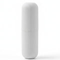 XML Capsule Shape Travel Toothbrush Toothpaste Case Cove Holder Portable Toothbrush Storage Plastic Toothbrush Holder (XMLWhite