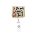 Reelfun I'Ve Got Your Back Retractable Badge Reel Id Tag, Pt Physical Therapist Spinal Spine Chiropractor