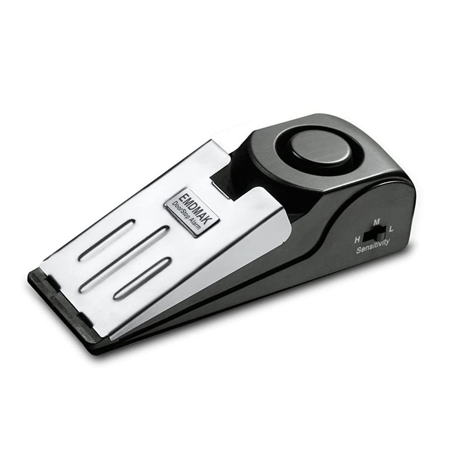 Emdmak Door Stop Alarm With 120Db Siren Door Stop For Home & Travel (Black) (Pack Of 1)