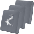 Smiry Waterproof Couch Cushion Covers, Stretch Washable Sofa Cushion Cover, Soft Sofa Slipcover Elastic Non-Slip Furniture Protector For Pets, Kid (3 Pack, Dark Grey)