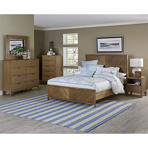 Progressive Furniture Strategy King Panel Bed Jute