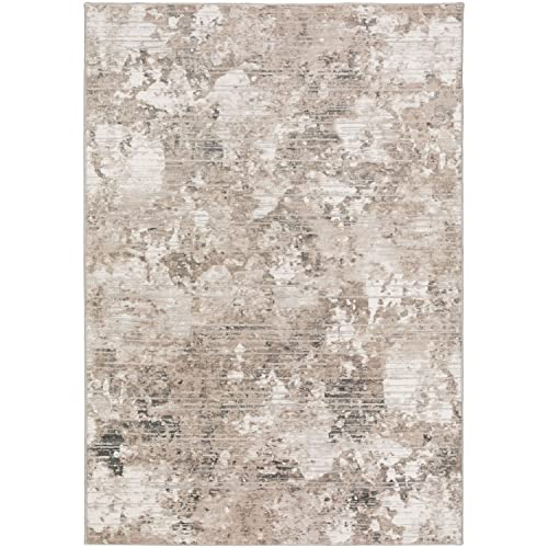 Rhodes Rr4 Taupe Transitional Rug Rectangle 3' 2" X 5 ' 1"